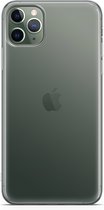 Mobigear Basics - Telefoonhoesje geschikt voor Apple iPhone 11 Pro Max Hoesje Flexibel TPU Backcover - Transparant