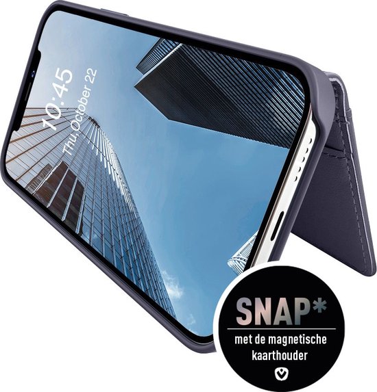 Valenta - Back Cover Snap Luxe - Paars - iPhone 12 Mini
