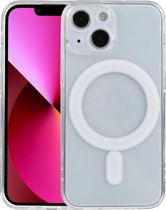 Mobigear Doorzichtig Hoesje geschikt voor Apple iPhone 13 MagSafe Telefoonhoesje Hardcase | Mobigear Crystal Backcover | Geschikt voor MagSafe | Geschikt voor Draadloos Opladen met Magnetische Ring | MagSafe Case - Transparant