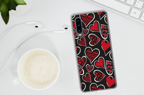 Coque Huawei P30 - Filles - Cœur - Amour - Motifs - Coque de téléphone en Siliconen -