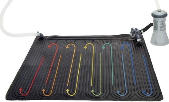 WAYS - Maintenance de la piscine - 2x Pompe de Chauffage et de filtration de piscine 2271 L/h & 6 Filtres Type A & Brosse à récurer WAYS