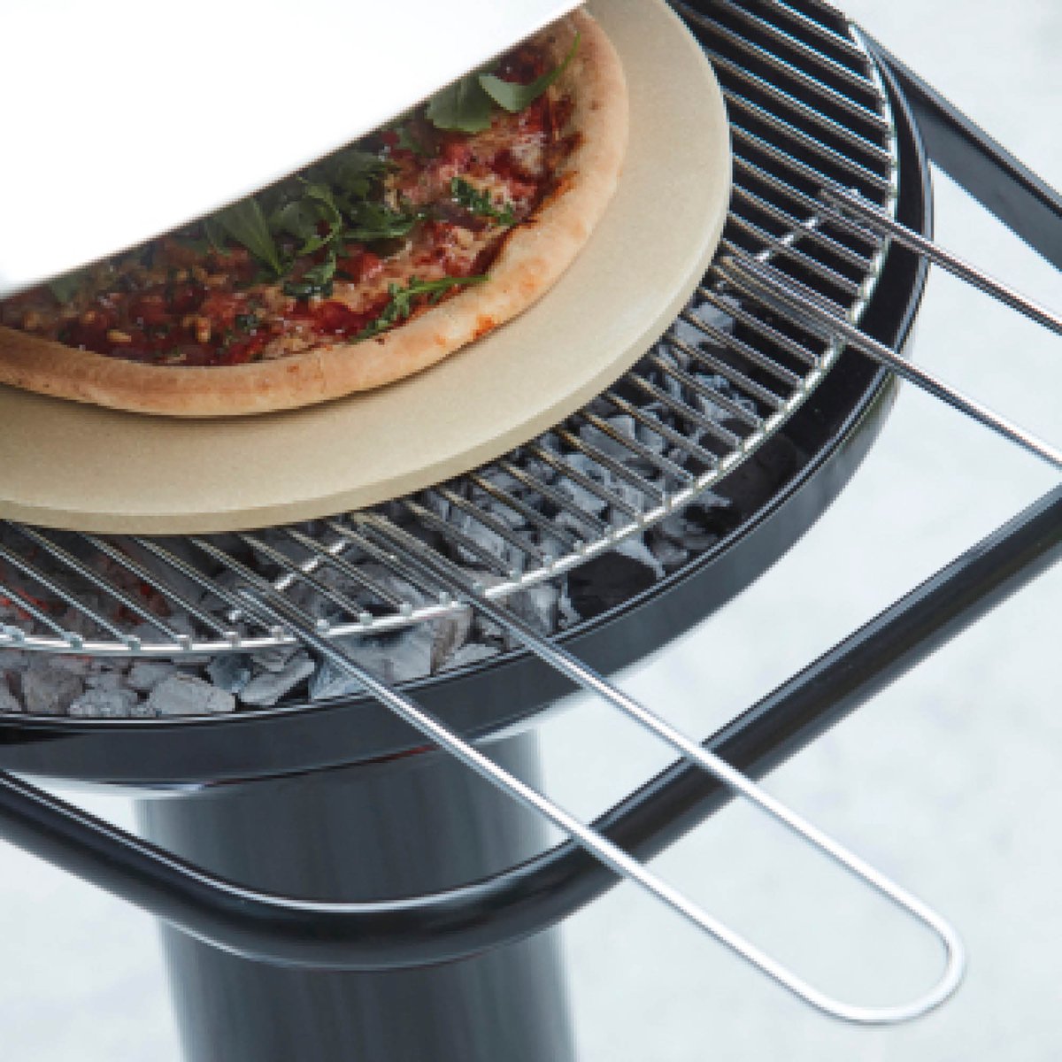Barbecook Loewy 45 - Houtskool BBQ barbecue - Grilloppervlak 43 cm - Incl. Windscherm, BBQ rooster en asopvangpot - Zwart – foto 3