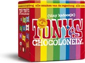 Tony's Chocolonely Tiny's Kadoosje Mix Chocolade Cadeau - 22 Mini Uitdeel Chocolaatjes - 200 gram - Belgische Fairtrade Chocolade