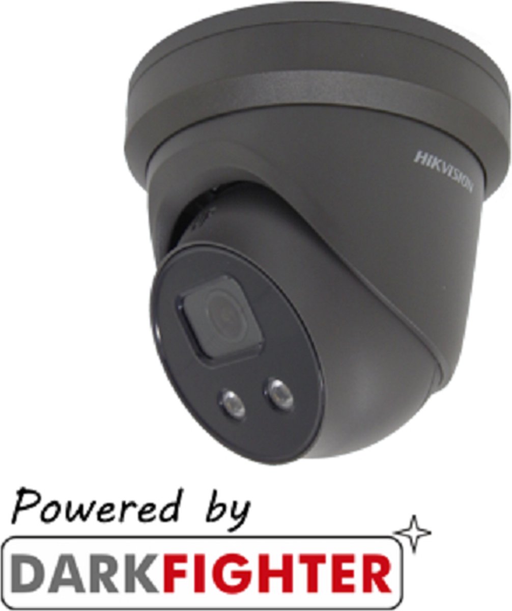 Hikvision DS-2CD2346G2-I Ultra Low Light turretcamera 4MP 4mm zwart