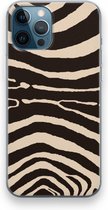 Case Company® - iPhone 12 Pro hoesje - Arizona Zebra - Soft Cover Telefoonhoesje - Bescherming aan alle Kanten en Schermrand