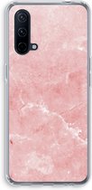 Case Company® - OnePlus Nord CE 5G hoesje - Roze marmer - Soft Cover Telefoonhoesje - Bescherming aan alle Kanten en Schermrand