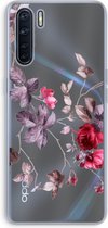 Case Company® - Oppo A91 hoesje - Mooie bloemen - Soft Cover Telefoonhoesje - Bescherming aan alle Kanten en Schermrand