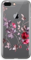 Case Company® - iPhone 8 Plus hoesje - Mooie bloemen - Soft Cover Telefoonhoesje - Bescherming aan alle Kanten en Schermrand