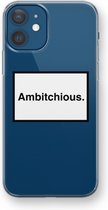 Case Company® - iPhone 12 mini hoesje - Ambitchious - Soft Cover Telefoonhoesje - Bescherming aan alle Kanten en Schermrand