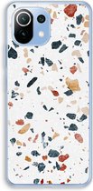 Case Company® - Xiaomi Mi 11 Lite hoesje - Terrazzo N°4 - Soft Cover Telefoonhoesje - Bescherming aan alle Kanten en Schermrand