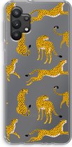 Case Company® - Samsung Galaxy A32 5G hoesje - Luipaard - Soft Cover Telefoonhoesje - Bescherming aan alle Kanten en Schermrand