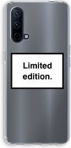 Case Company® - OnePlus Nord CE 5G hoesje - Limited edition - Soft Cover Telefoonhoesje - Bescherming aan alle Kanten en Schermrand