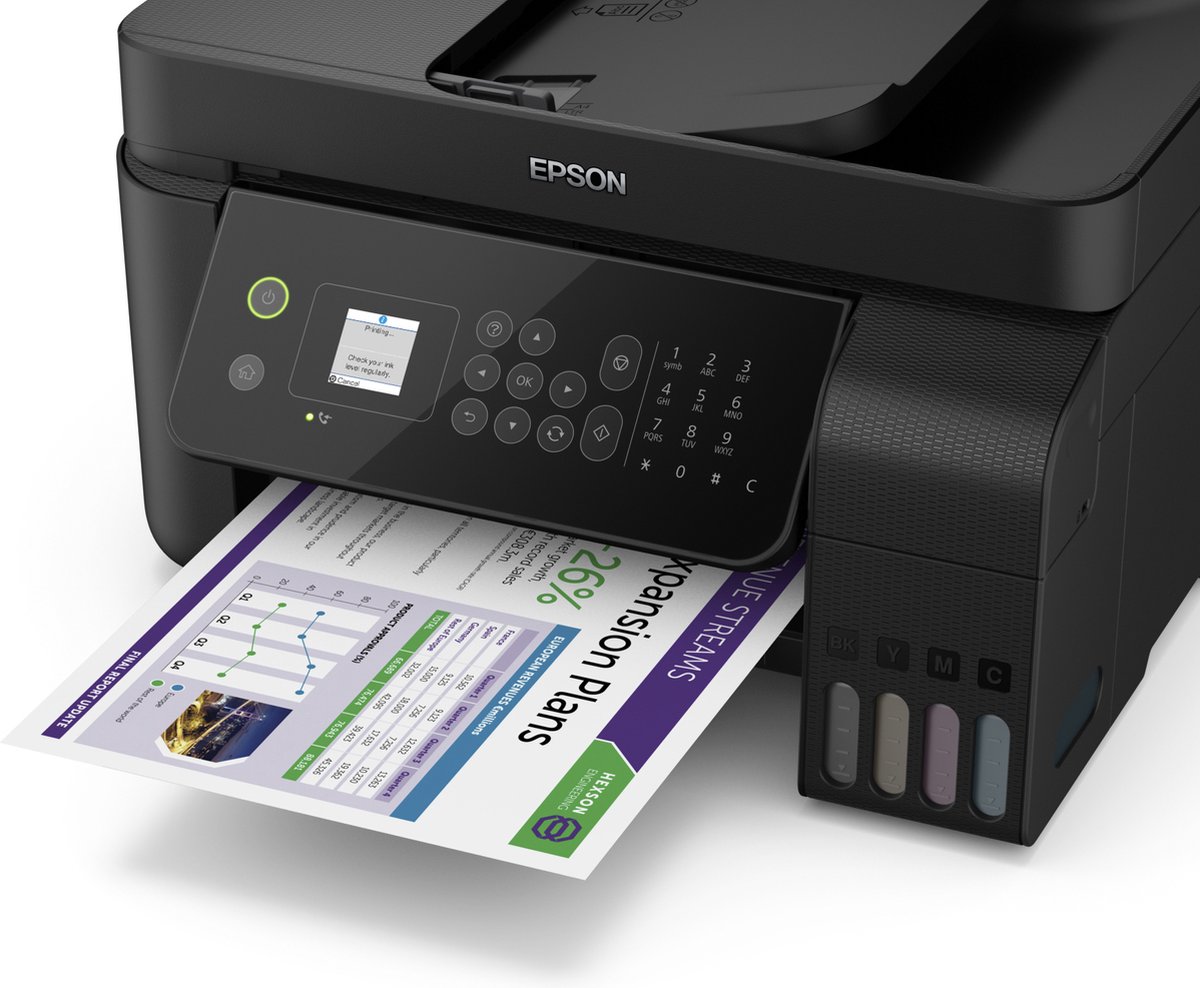 Epson EcoTank L5190 Inkjet A4 5760 x 1440 DPI 33 ppm Wifi | bol.com