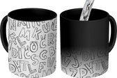 Magische Mok - Foto op Warmte Mokken - Koffiemok - Design - Jongens - Letters - Alfabet - Magic Mok - Beker - 350 ML - Theemok