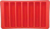 ijsblokjesvorm Built 19,5 x 11,5 cm siliconen rood