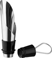Vacuum wijnstopper met afsluitdop metaal 2 x 2 x 8 cm - Flessenstop - VacuVin - Wijnafsluiter