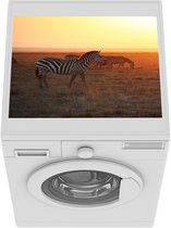 Wasmachine beschermer mat - Zonsopgang in het Nationaal park Amboseli in het Afrikaanse Kenia - Breedte 55 cm x hoogte 45 cm