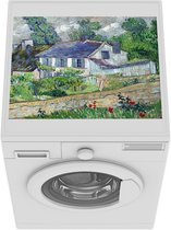 Wasmachine beschermer mat - Huis in Auvers - Vincent van Gogh - Breedte 55 cm x hoogte 45 cm