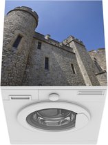 Wasmachine beschermer mat - Fort - Londen - Toren - Breedte 60 cm x hoogte 60 cm