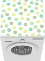 Wasmachine beschermer mat - Stippen - Pasen - Patronen - Breedte 60 cm x hoogte 60 cm