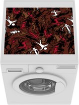 Wasmachine beschermer mat - Patronen - Mens - Abstract - Breedte 55 cm x hoogte 45 cm