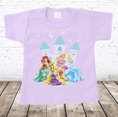 Lavendel prinsessen shirt -s&C-62-t-shirts meisjes