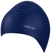 Bonnet de bain Beco latex unisexe bleu foncé taille unique