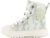 Veterschoenen | Meisjes, jongens | Grey Green | Leer | Shoesme | Maat 33