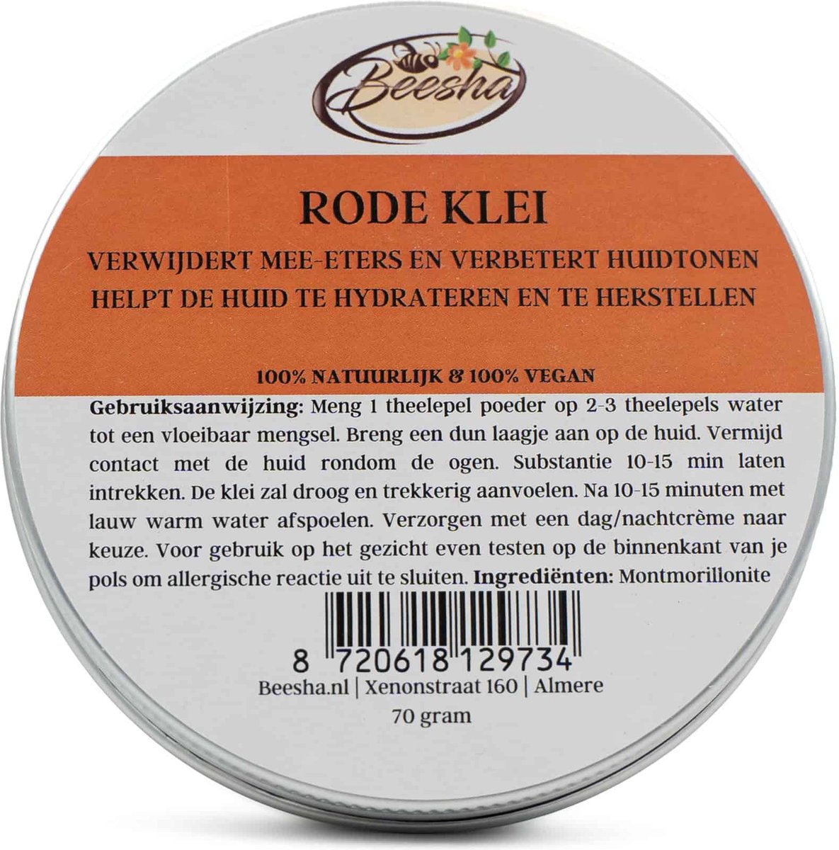 Beesha - Rode Kleimasker