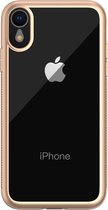 Peachy LEEU Design Gold Transparant Hoesje iPhone XR - Goud