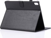 Peachy Retro Style Lederen iPad Pro 12.9-inch 2018 Wallet Case Hoes Portemonnee - Zwart