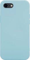 Coverzs Pastel siliconen hoesje geschikt voor Apple iPhone 7 / 8 / SE 2020 / SE 2022 - blauw
