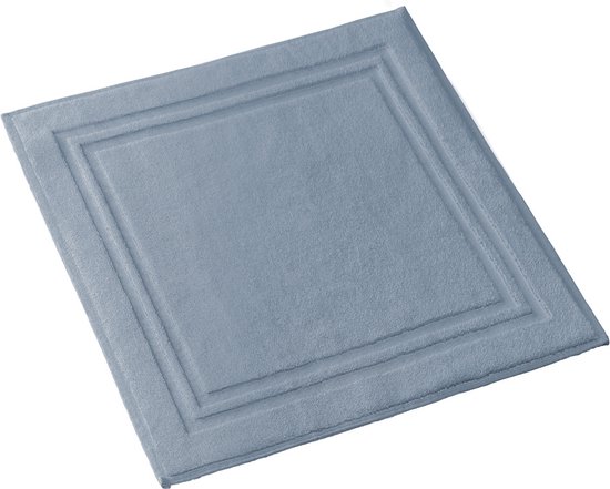 Moodit Tapis de Badmat King Stone Blue - 60 x 60 cm - 100% Katoen