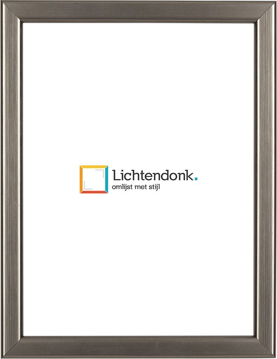 Cadre photo - Cadre photo - Anthracite - Profil semi-circulaire - Format photo 40x55 - Verre transparent - Art.nr. 10289640552