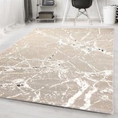 POTI MODERN BEIGE / BRUIN VLOERKLEED MARMER DESIGN