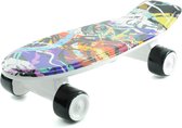 Decoratief skateboard keramiek graffiti - 37x13x10 cm - Skateboard - Skateboard beeld - Decoratieve skateboard