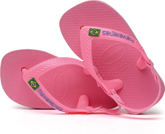Havaianas Baby Brasil Logo Unisex Slippers Crystal Rose Maat 23/24