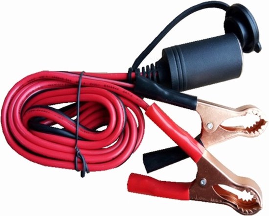 Câble d'extension de Pince pour Batterie 1,8 m 18 AWG 12 V 24 V à