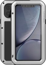 Apple iPhone 11 Hoes - Love Mei Metalen Case - Extreme Protection - Zilvergrijs - GSM Hoes - Telefoonhoes Geschikt Voor Apple iPhone 11
