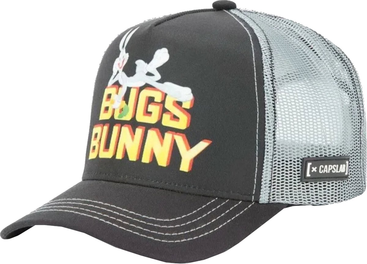 Capslab Looney Tunes Bugs Bunny Cap CL-LOO5-1-BUN1, Mannen, Zwart, Pet, maat: One size