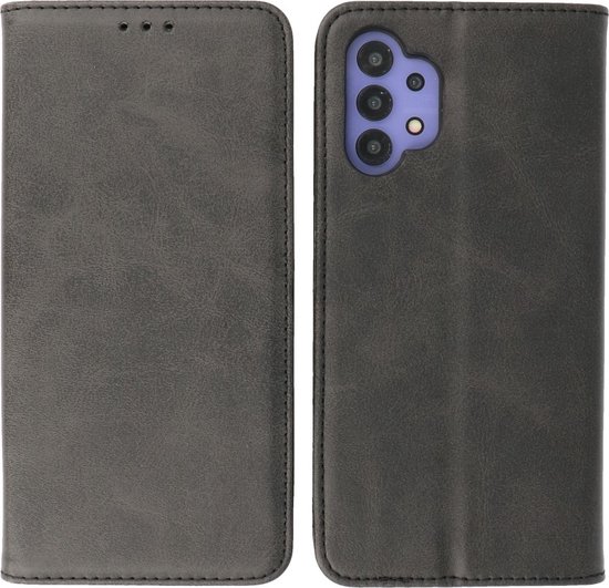 Coque Samsung Galaxy A32 5G - Etui Folio Book Magnétique - Etuis Portefeuille Etui Téléphone - Zwart