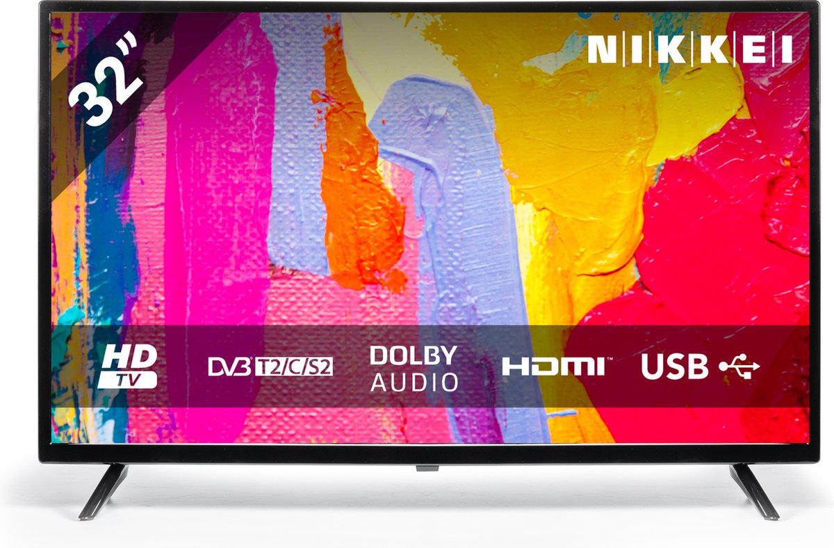 NIKKEI NH3214 – HD Ready 32 inch TV met Triple Tuner (DVB-T2, DVB-C,  DVB-S2) | bol.com