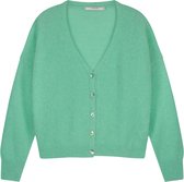 Summum woman Vest  Dames - Dameskleding - Fijn gebreid - 7s5654-7868 - Groen - Maat XS