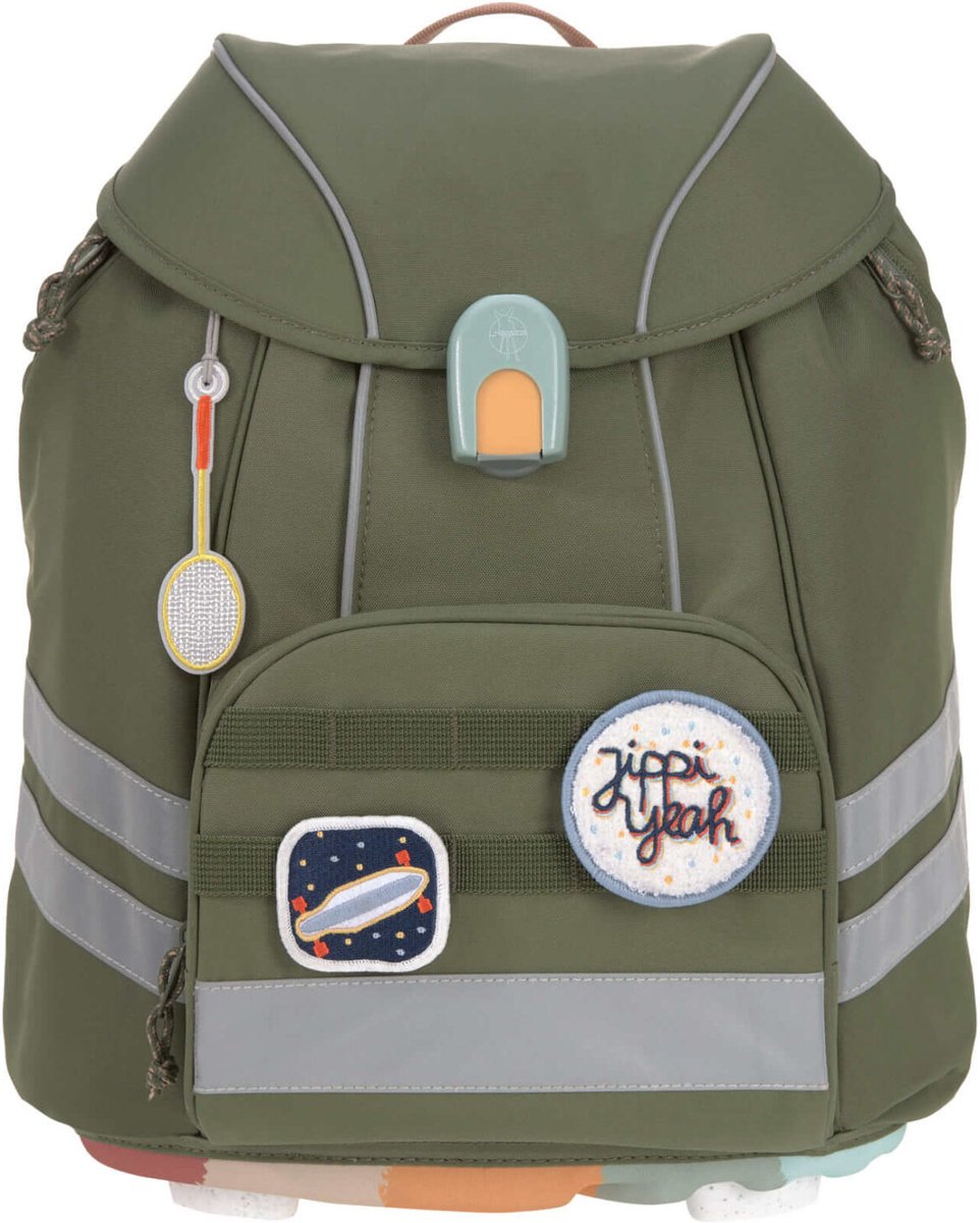 Lässig Schooltas Unique School Set Olive Groene