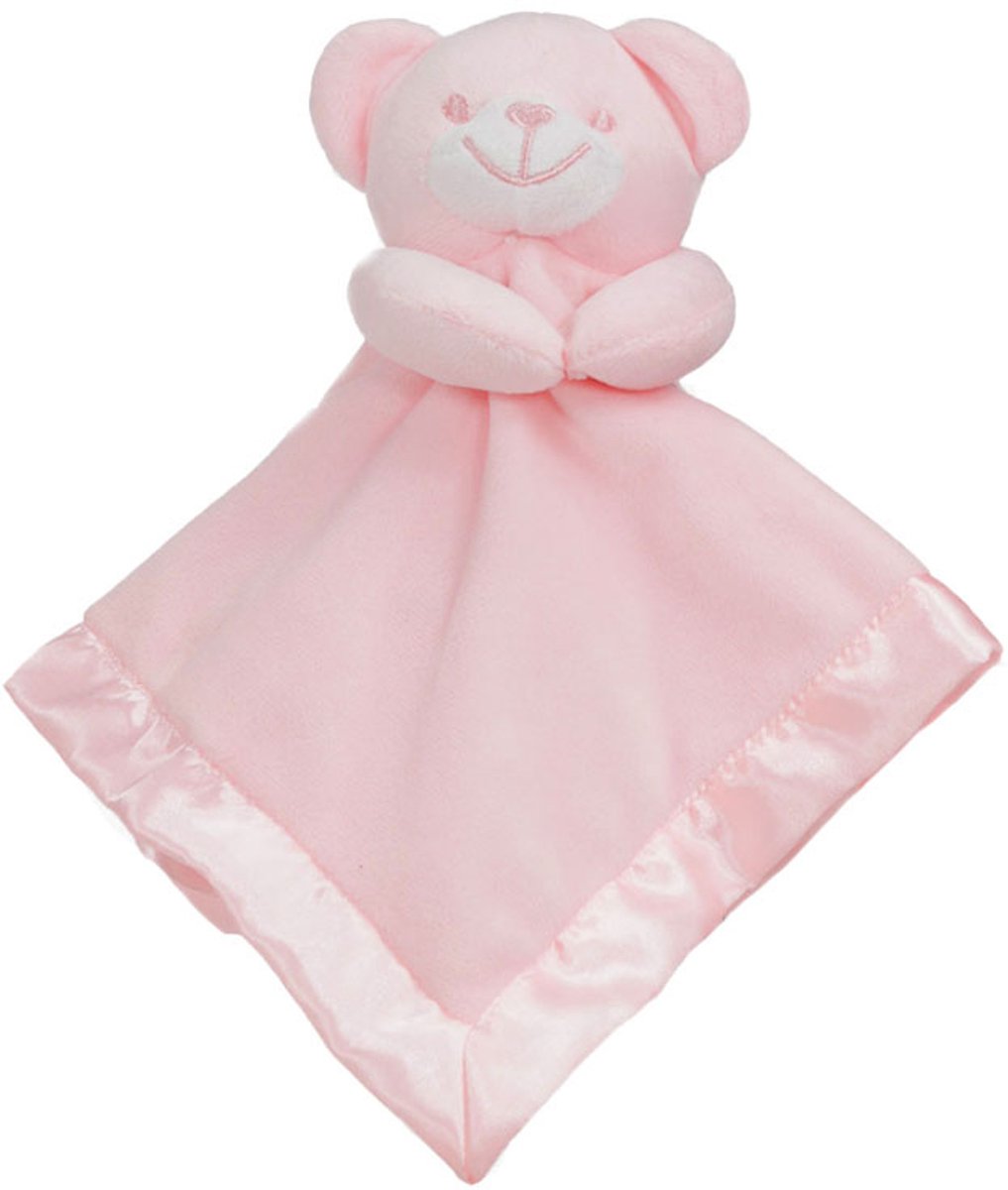 Soft Touch Knuffeldoekje Beertje 38 Cm Roze