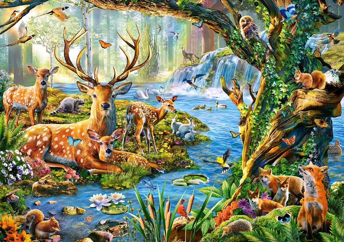 Castorland Legpuzzel Forest Life 500 Stukjes