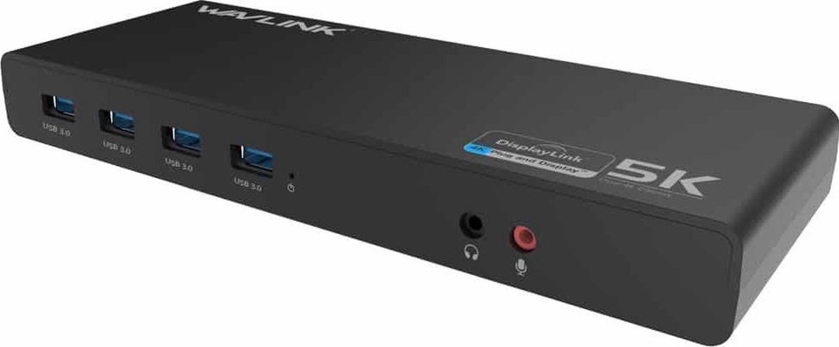 Wavlink USB-C Docking Station 13 poorten Dual 4K Display HDMI DisplayPort Ethernet USB 3.0 MacBook Laptop - Afbeelding 3