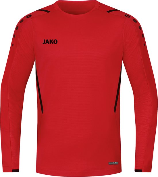 Jako Challenge Sweater Hommes - Rouge / Zwart | Taille : XL
