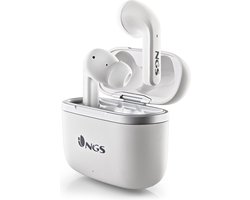 NGS Artica Crown White Bluetooth True Wireless Hoofdtelefoon - 32 Uur - Aanraakbediening - Wit