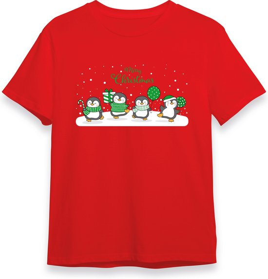 Glitter Kerst Buddy's - T-Shirt - Heren - Mouse Grey - Maat XXL